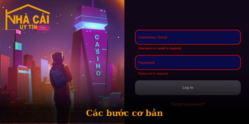 Hướng dẫn đăng nhập Nhà Cái đúng cách